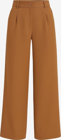 Pantaloni con pieghe 'Seyra' di fashionshowcase in marrone: frontale