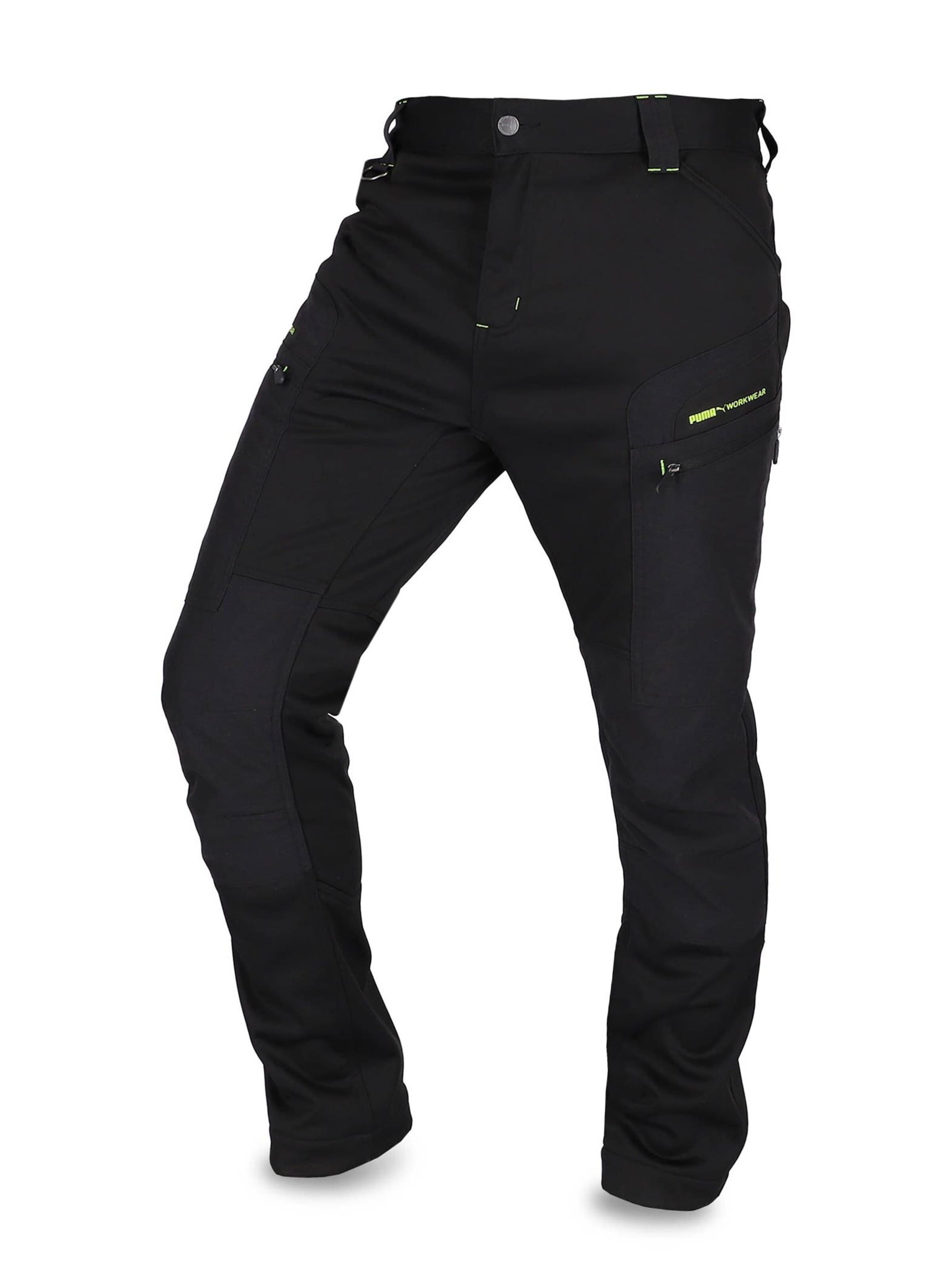 PUMA Workwear Regular Athletic Pants 'ProOne Alpine' in Green: front