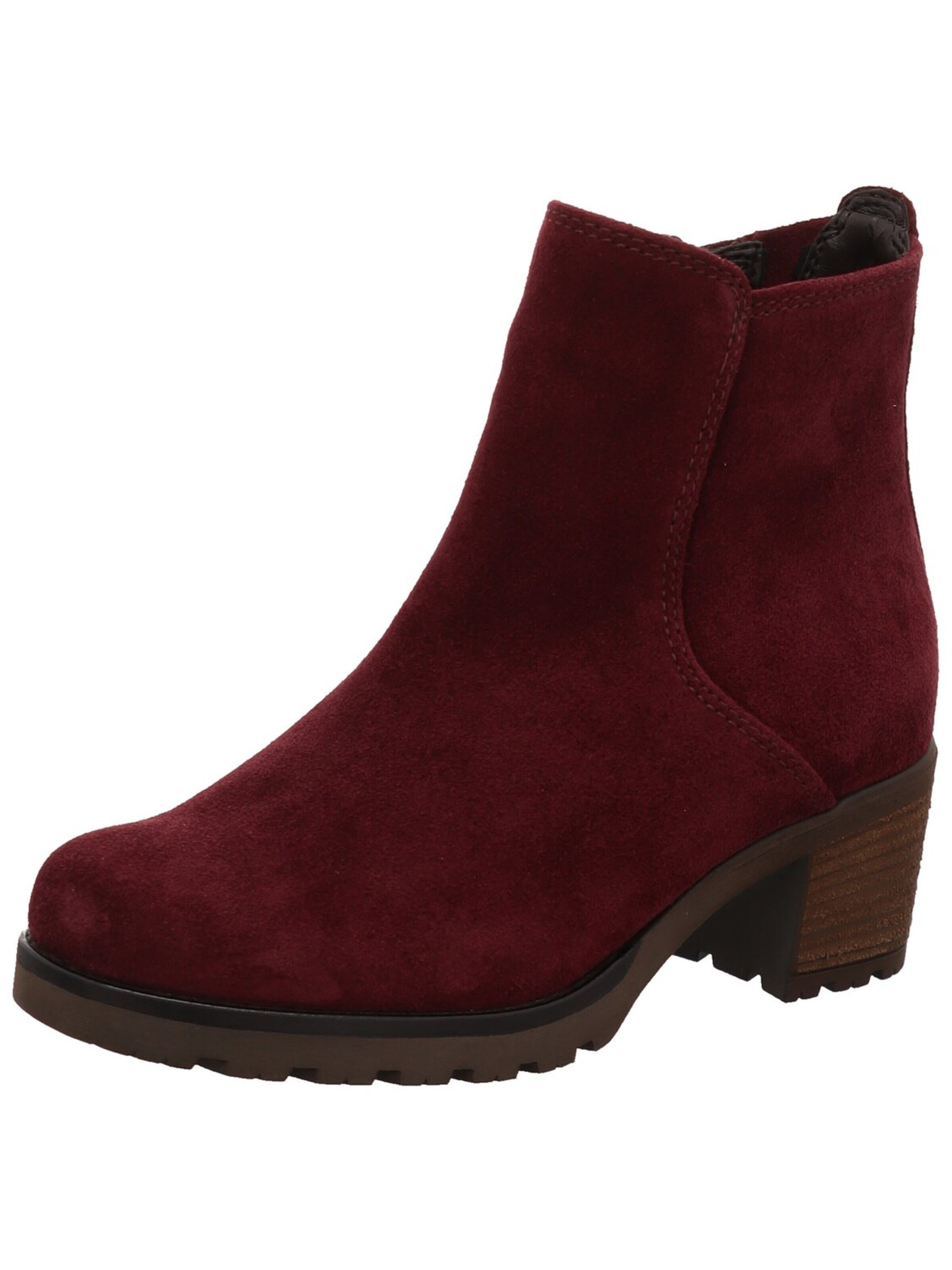 GABOR Boots 'Stiefelette Damen 8032.01.005 Rauleder in bordeaux' in 37,5 in Bordeaux, Item view