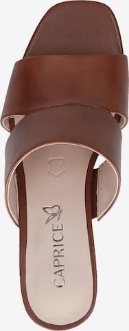 CAPRICE Mules in Brown