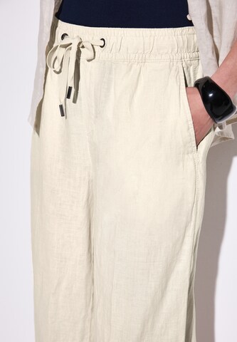 STREET ONE Wide Leg Hose in Beige