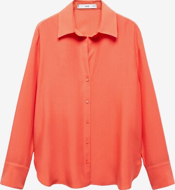 MANGO Blus 'Lima' i orange: framsida