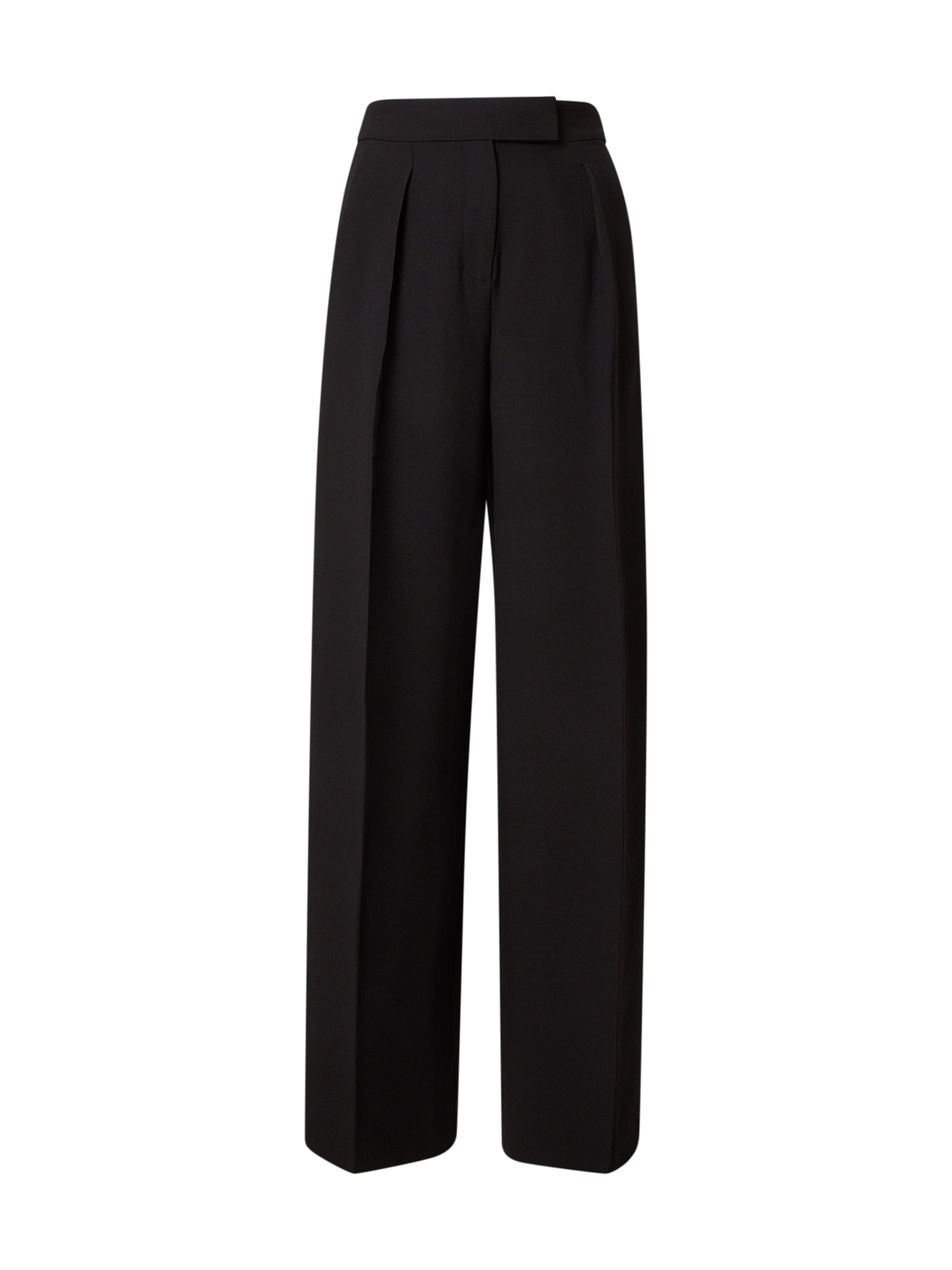 PATRIZIA PEPE Wide Leg Hose in Schwarz: Vorderseite