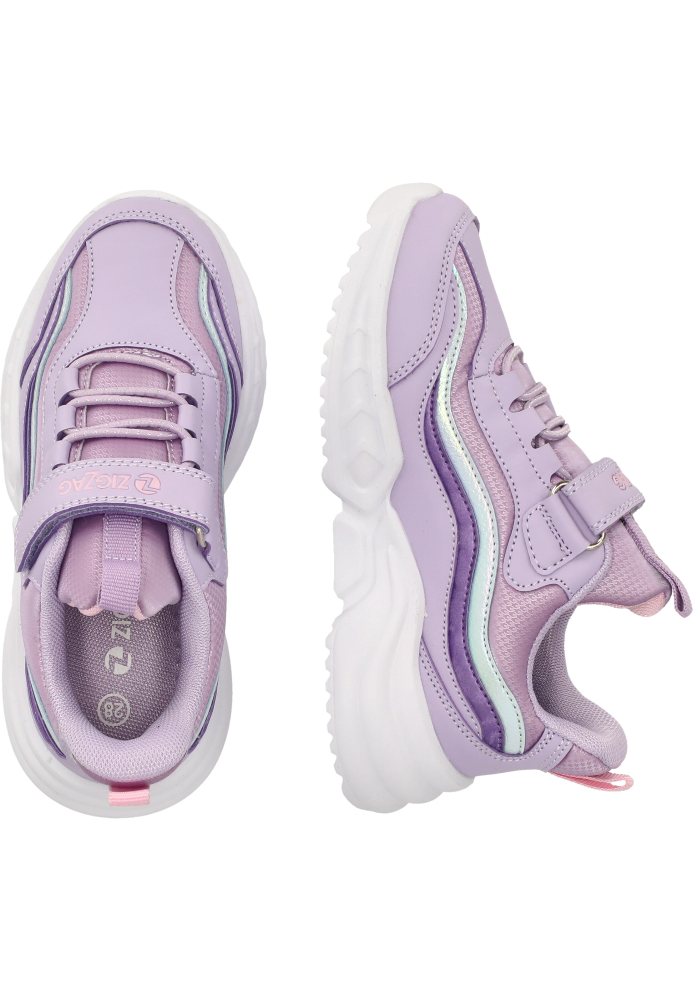 ZigZag Sneaker 'Lassis' in Lila