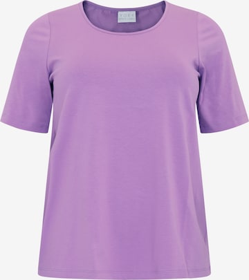 T-shirt Yoek en violet : devant