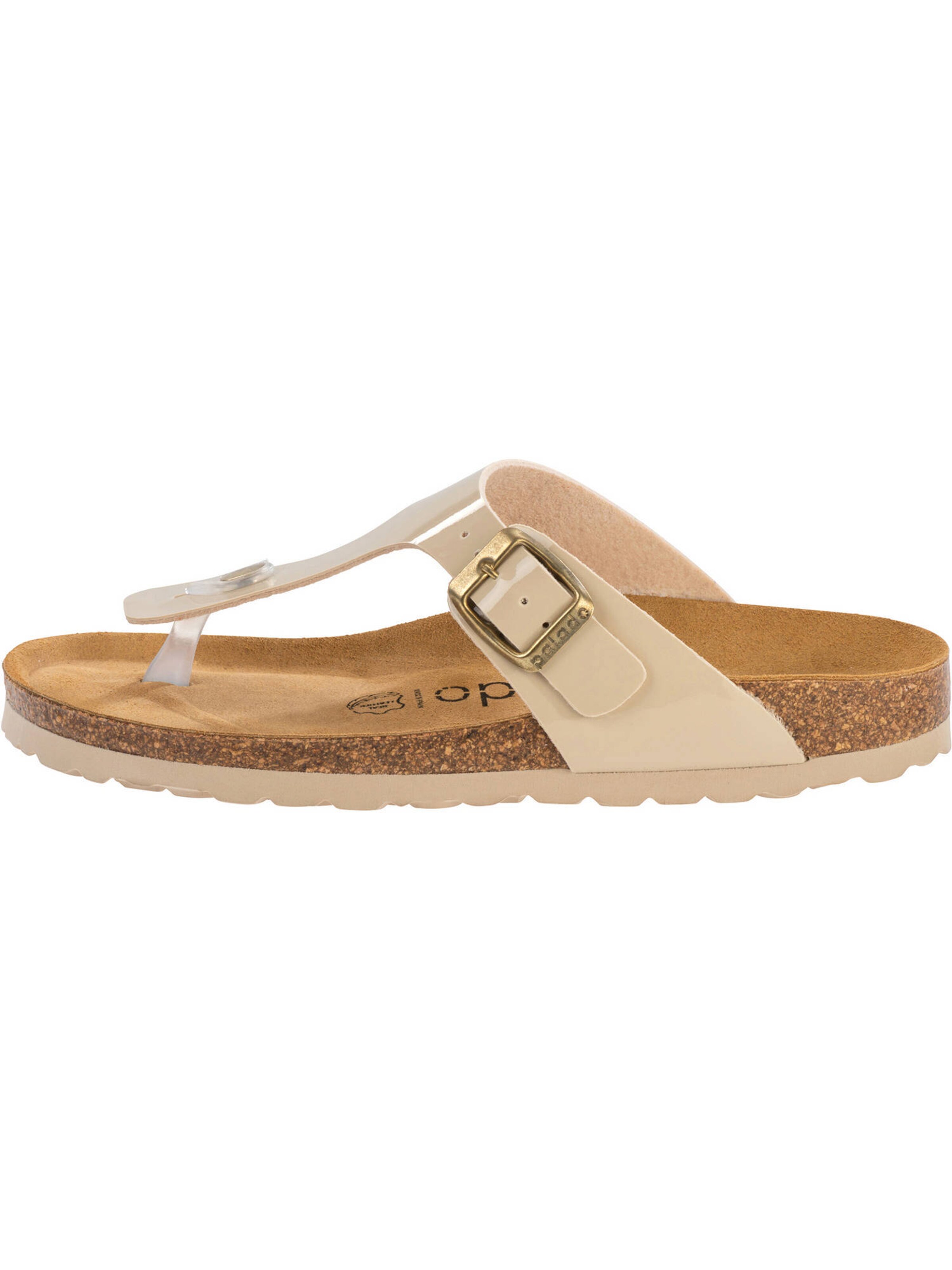 Palado Zehentrenner 'Kos' in Beige: Vorderseite