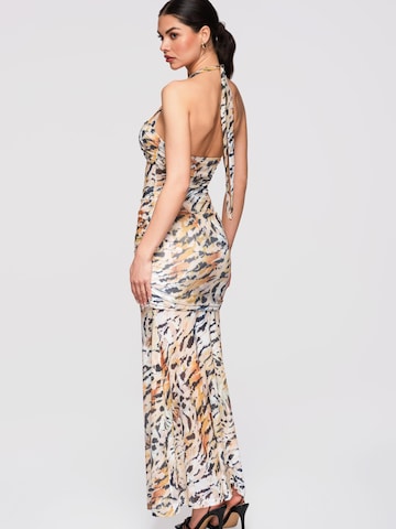 Ombre Abendkleid‌‌‌‌‌ in Beige
