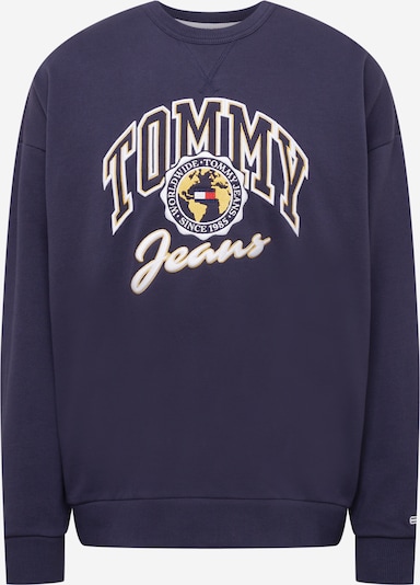 Tommy Jeans Sweatshirt in marine / gelb / rot / weiß, Produktansicht
