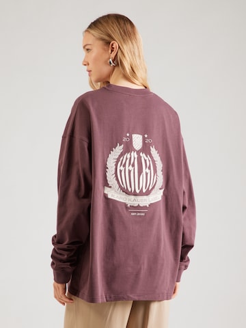 Karo Kauer Shirt in Lila: voorkant