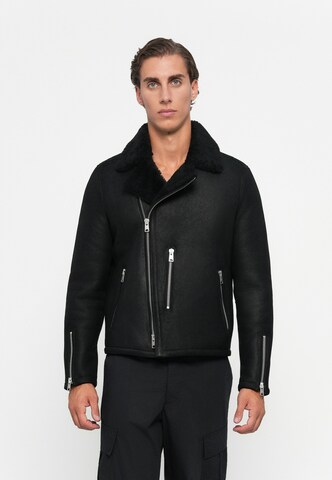AllSaints Vinterjakke 'CORREZ' i sort: forside