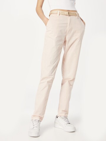 Regular Pantalon ESPRIT en rose : devant