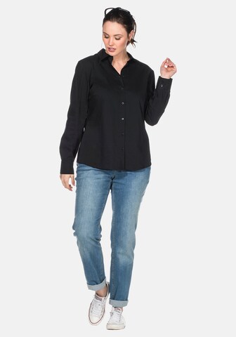 SHEEGO Bluse in Schwarz