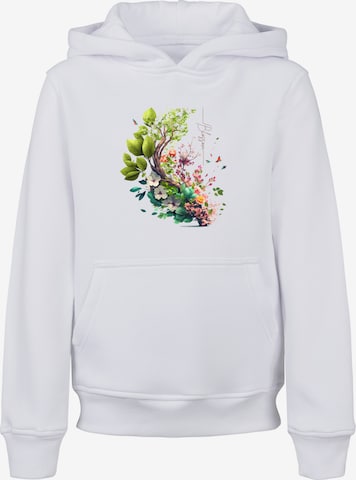 F4NT4STIC Sweatshirt in Wit: voorkant