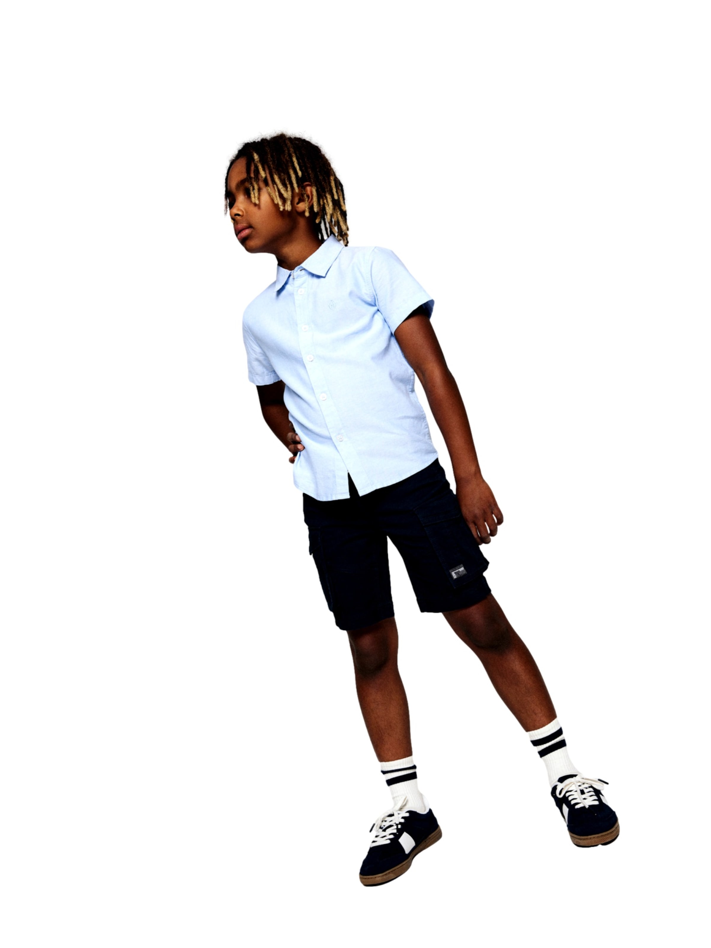 Coupe regular Chemise 'Newsa' NAME IT en bleu