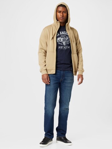 Regular fit Giacca di felpa 'Premium Core' di G-Star RAW in beige