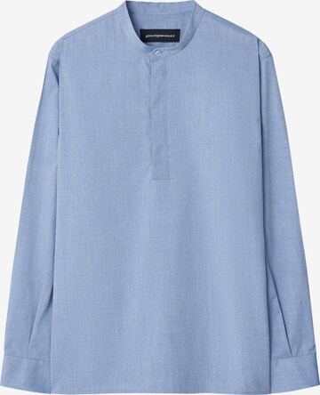 Adolfo Dominguez Comfort fit Button Up Shirt in Blue: front