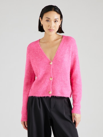 Cardigan 'Ellen' PIECES en rose : devant