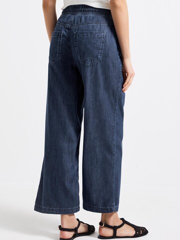 Wide Leg Pantalon STREET ONE en bleu