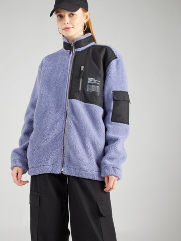 Dr. Denim Between-Season Jacket 'Piper Pile' in Purple