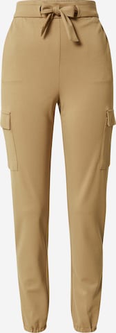 Pantalon cargo 'Poptrash' ONLY en beige : devant