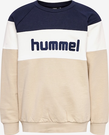 Hummel Athletic Sweatshirt in Beige: front