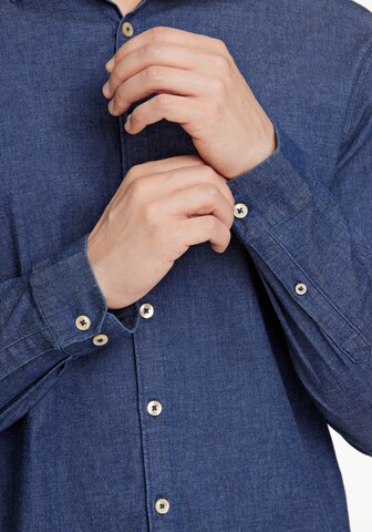 Lindbergh Slim Fit Hemd in Blau