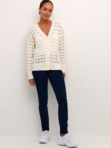 Kaffe Knit Cardigan 'Elena' in White