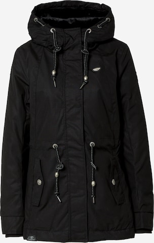 Ragwear Between-Season Jacket 'MONADIS' in Black: front