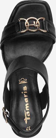 Sandales à lanières TAMARIS en noir