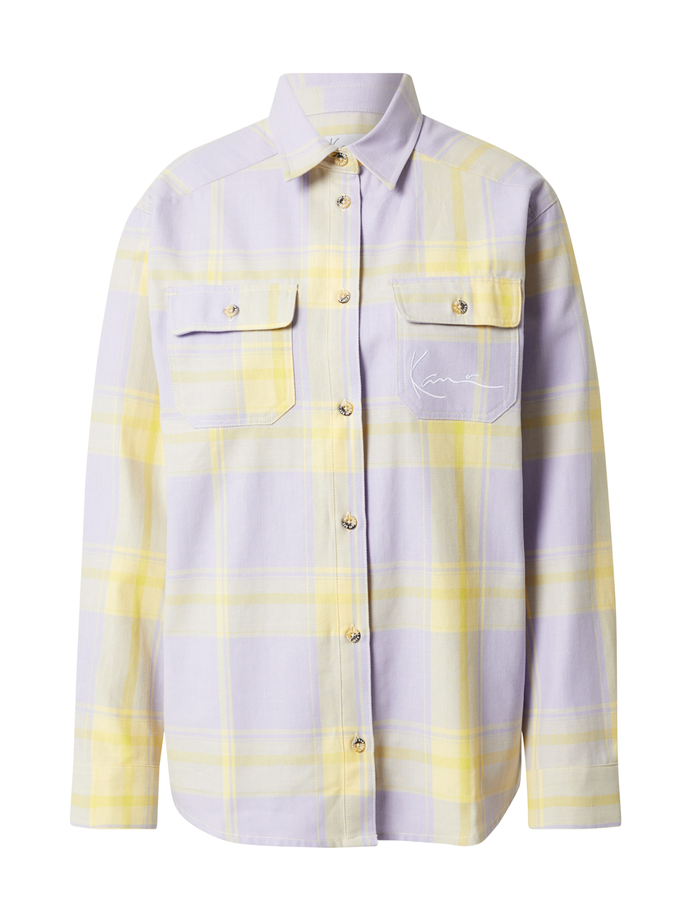 Karl Kani Bluse in Lila: Vorderseite