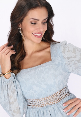 Robe faina en bleu
