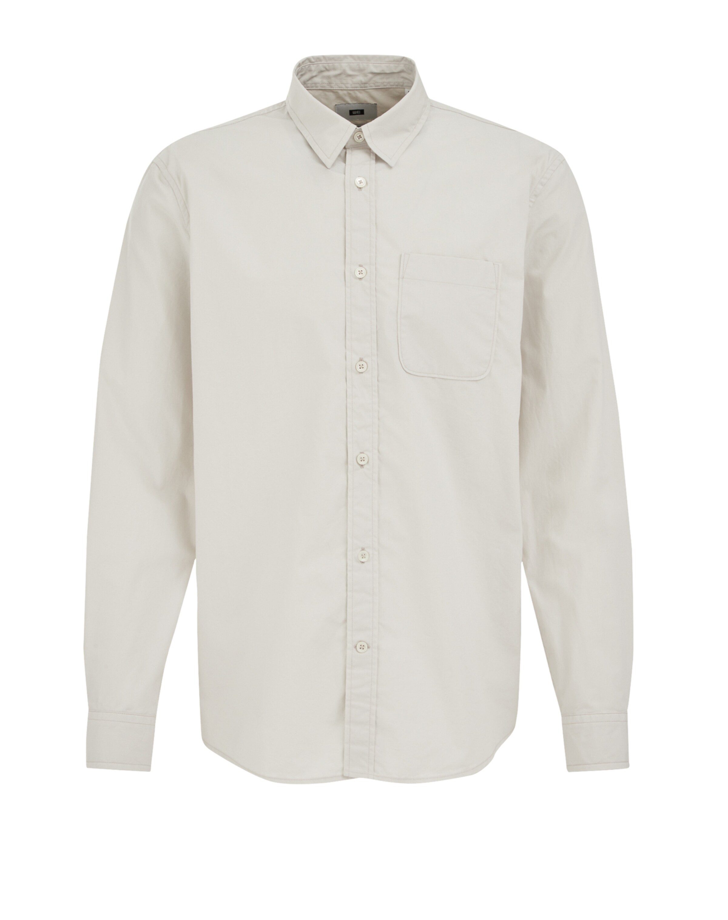 WE Fashion Классический крой Рубашка в Белый: спереди