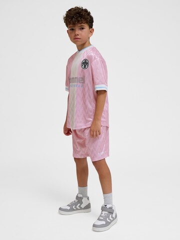 Hummel Regular Sports trousers in Pink
