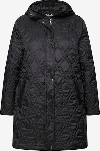 Ulla Popken Between-season jacket in Black: front