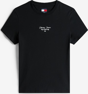 T-shirt 'Ess' Tommy Jeans en noir : devant