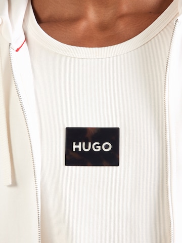 HUGO Μπλουζάκι 'Darrio' σε μπεζ