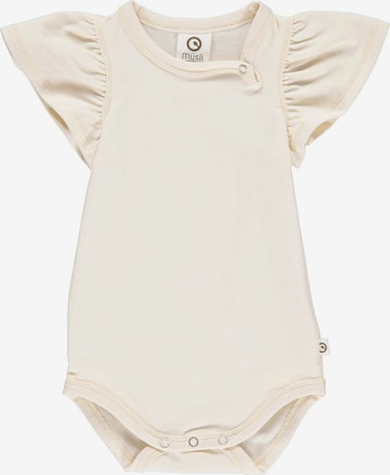 Müsli by GREEN COTTON - Pijama entero/body 'Cozy me' en beige: frente