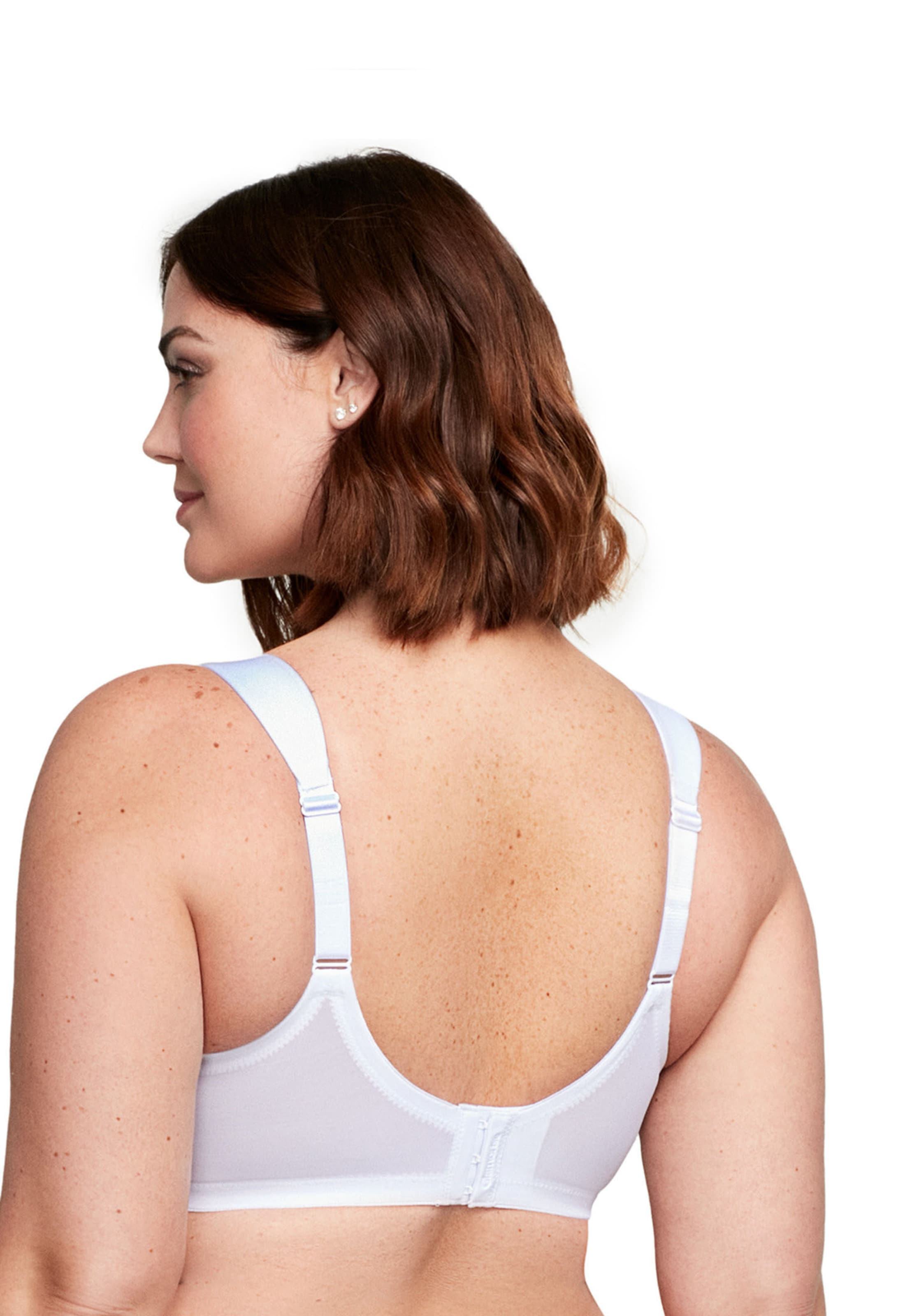 GLAMORISE T-Shirt BH in Weiß