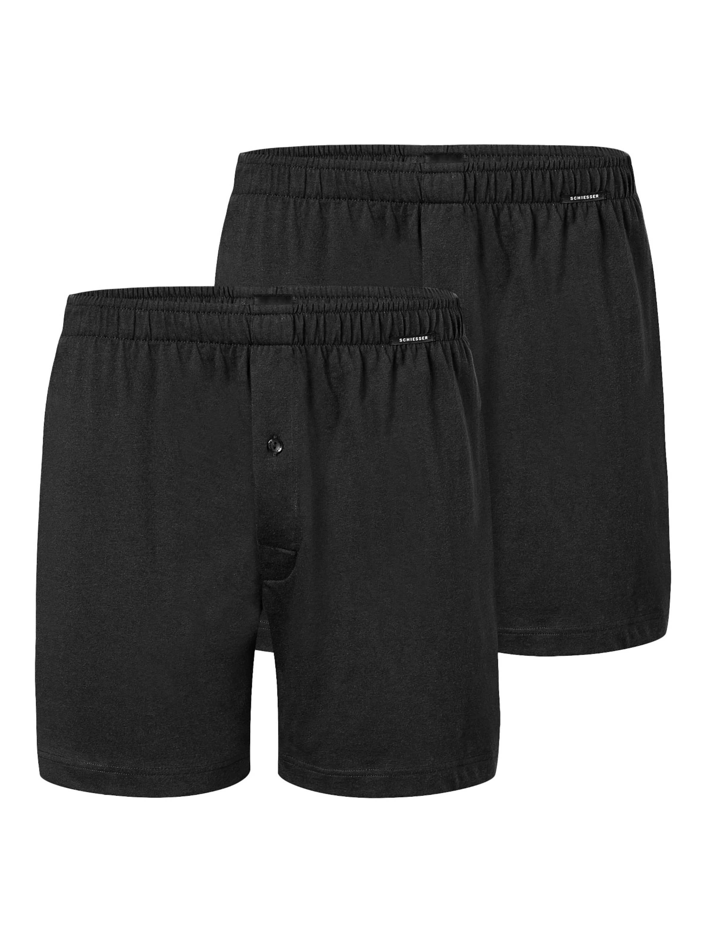 SCHIESSER Boxer shorts in Black: front