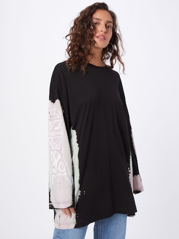WEEKDAY Shirt 'Chrystanthe' in Black: front