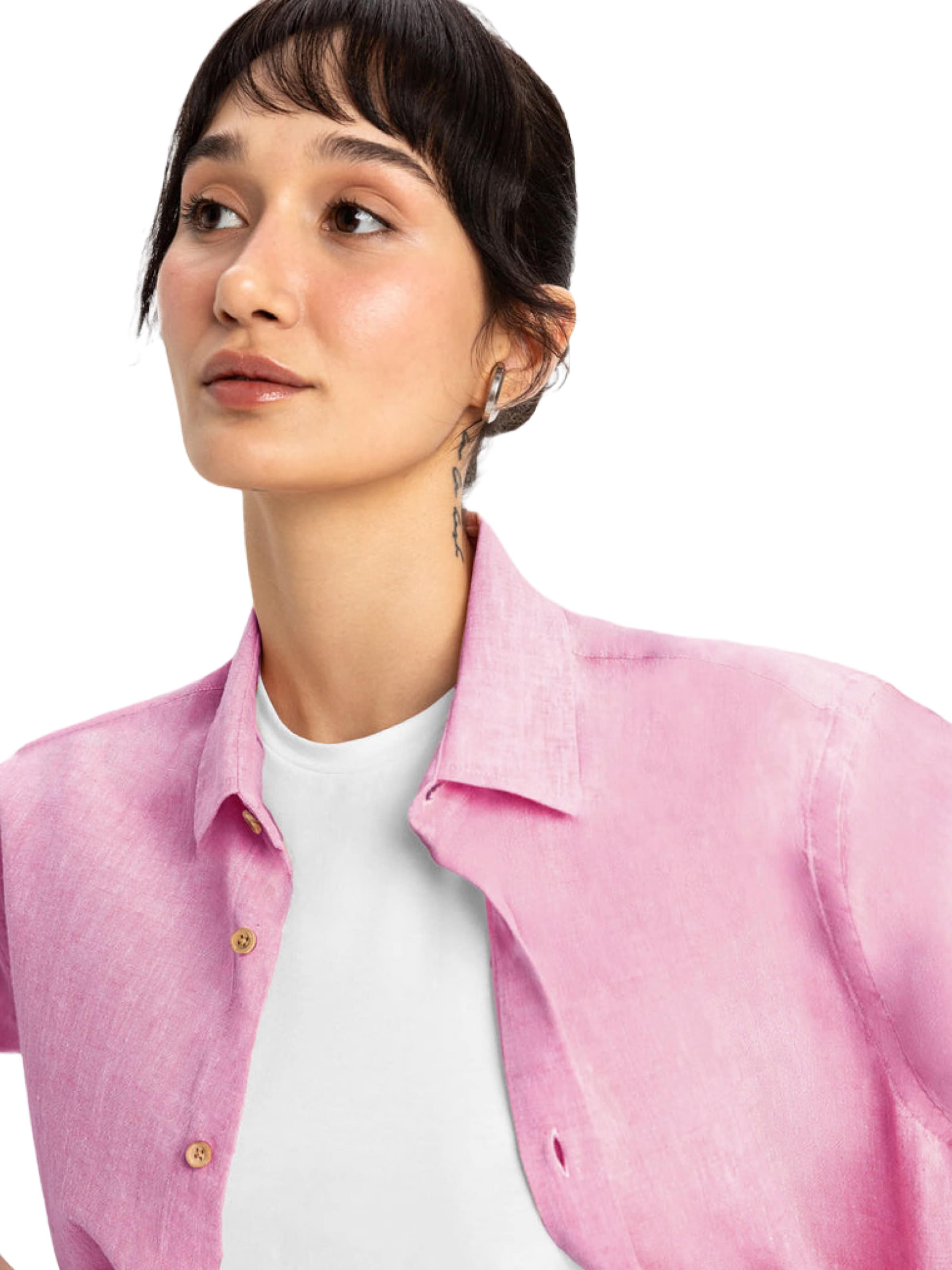 UNIQVIBE Bluse in Pink