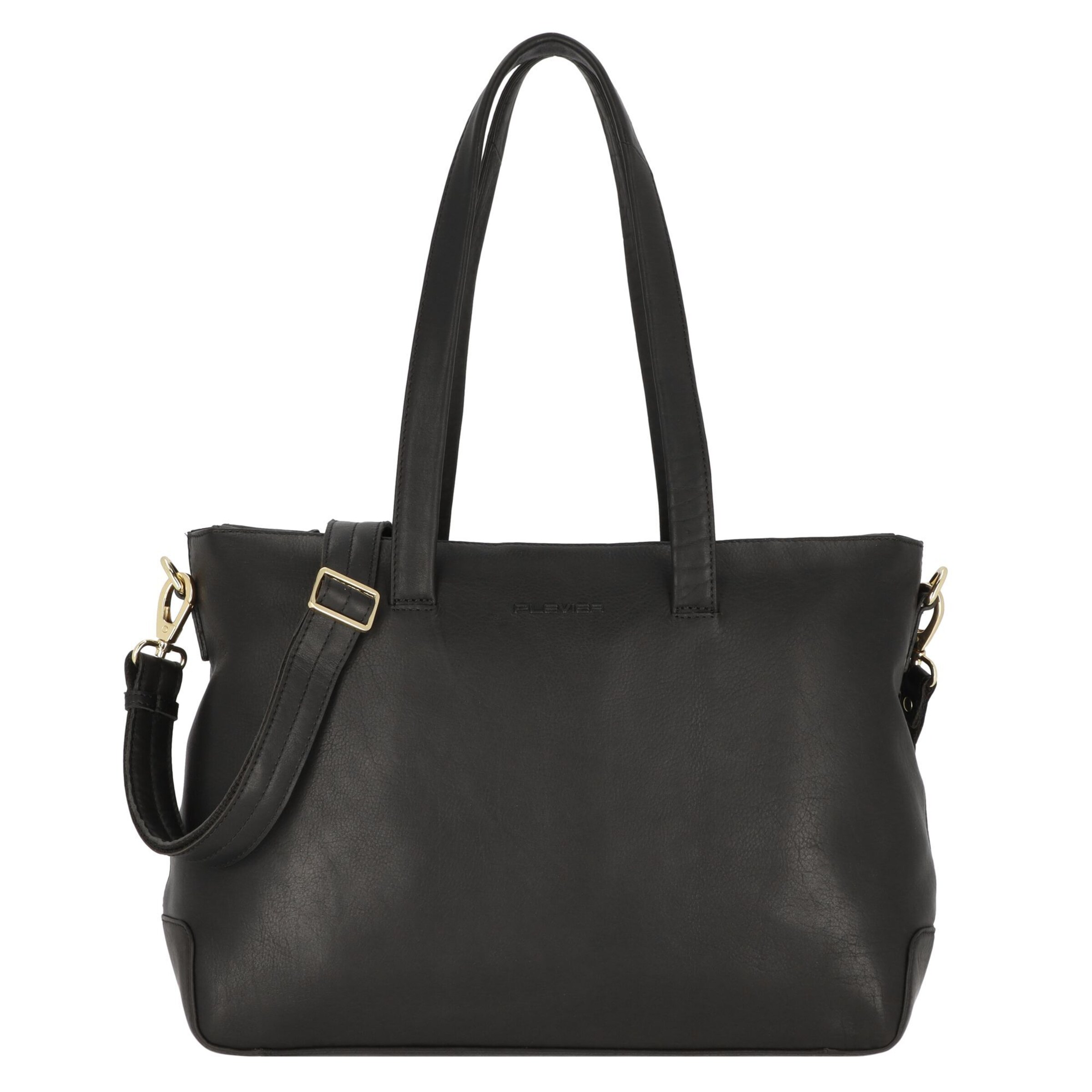 Plevier Document Bag 'Edge' in Black: front