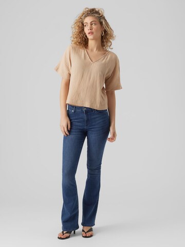 VERO MODA Bluse 'Natali' i beige