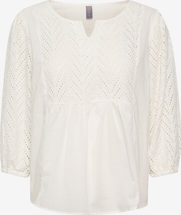 CULTURE - Blusa 'Toril' en blanco: frente