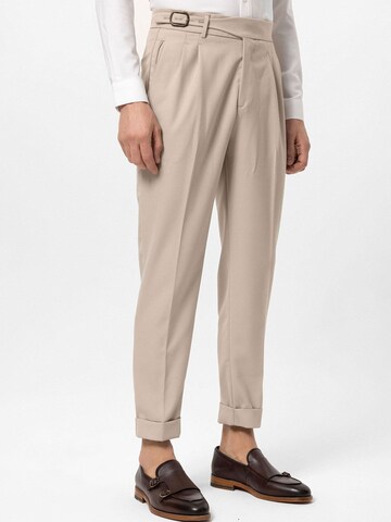 Regular Pantaloni cu dungă 'Sucre' de la Antioch pe gri