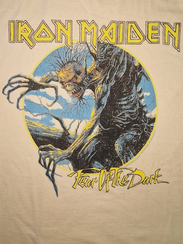 Maglietta 'Iron  Maiden Fear Of The Dark Vintage T-Shirt' di Iron Maiden in bianco
