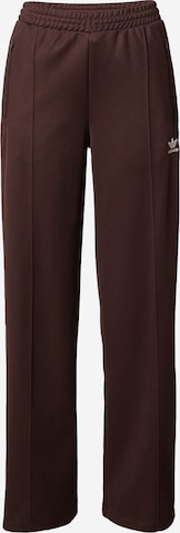 ADIDAS ORIGINALS Loose fit Pants 'BECKENBAUER' in Brown: front