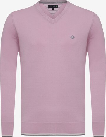 Pull-over 'Pol' Sir Raymond Tailor en rose : devant