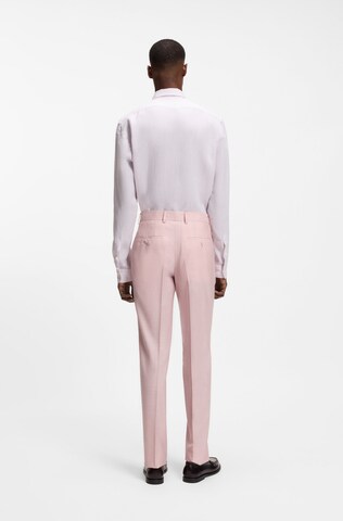 BOSS Slim fit Pants 'H-Genius' in Pink