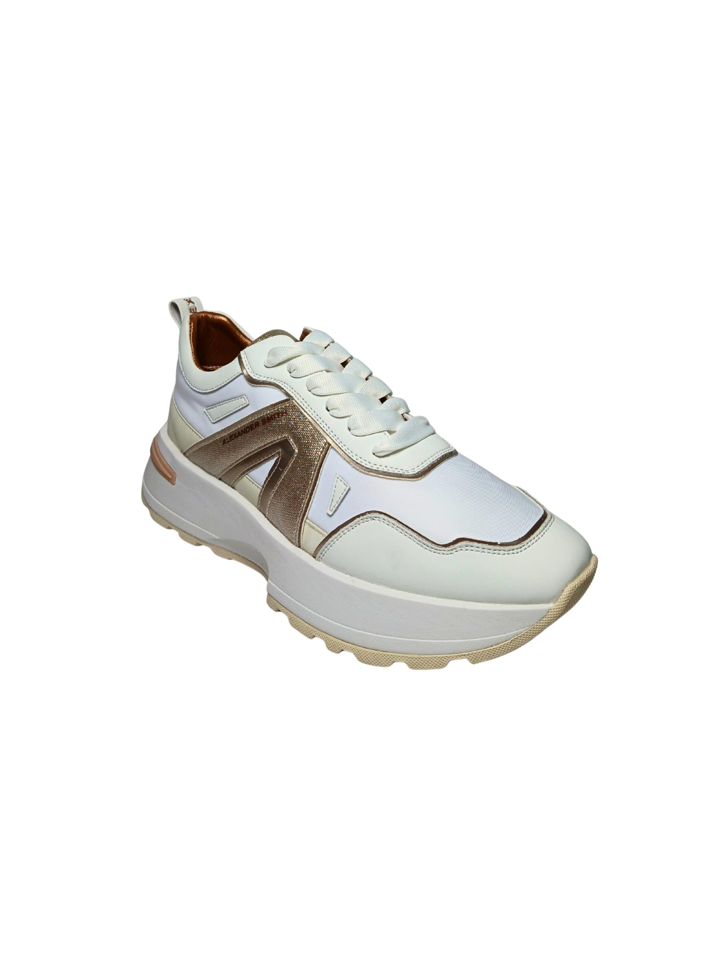 Alexander Smith Sneakers in White